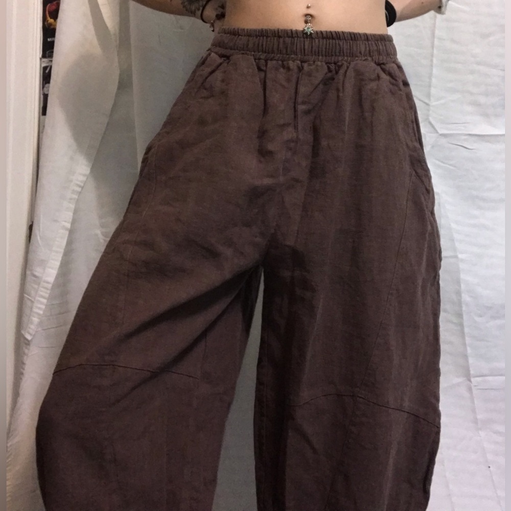 Canvas parachute pants